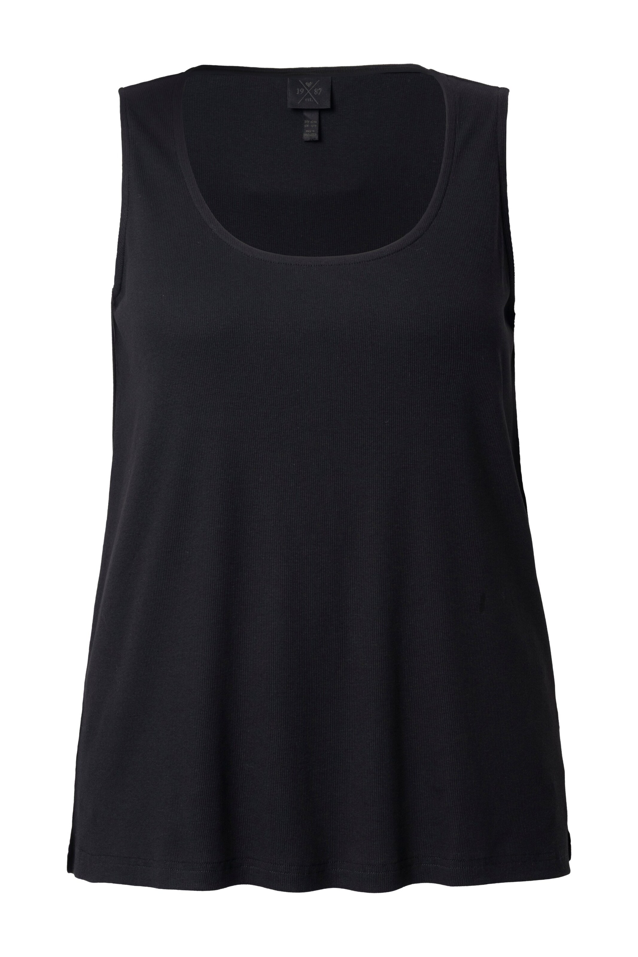 Ulla Popken Top in Black: front