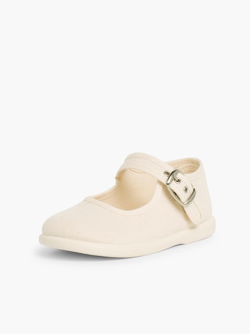 Ballerines Pisamonas en beige : devant
