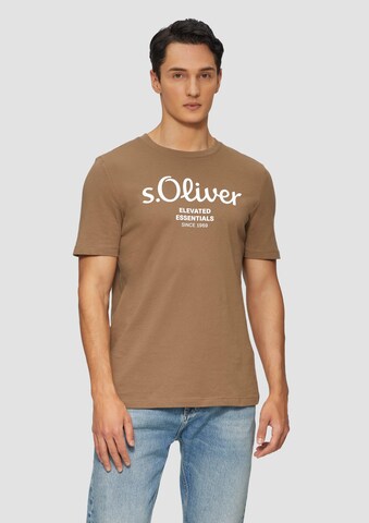 s.Oliver Shirt in Brown: front