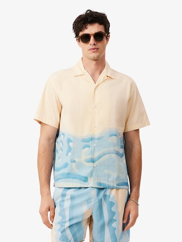 Regular fit Camicia di LACOSTE in beige: frontale