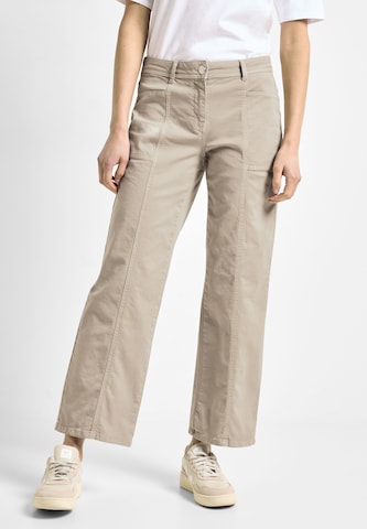 CECIL Wide Leg Jeans 'Neele' in Beige: predná strana