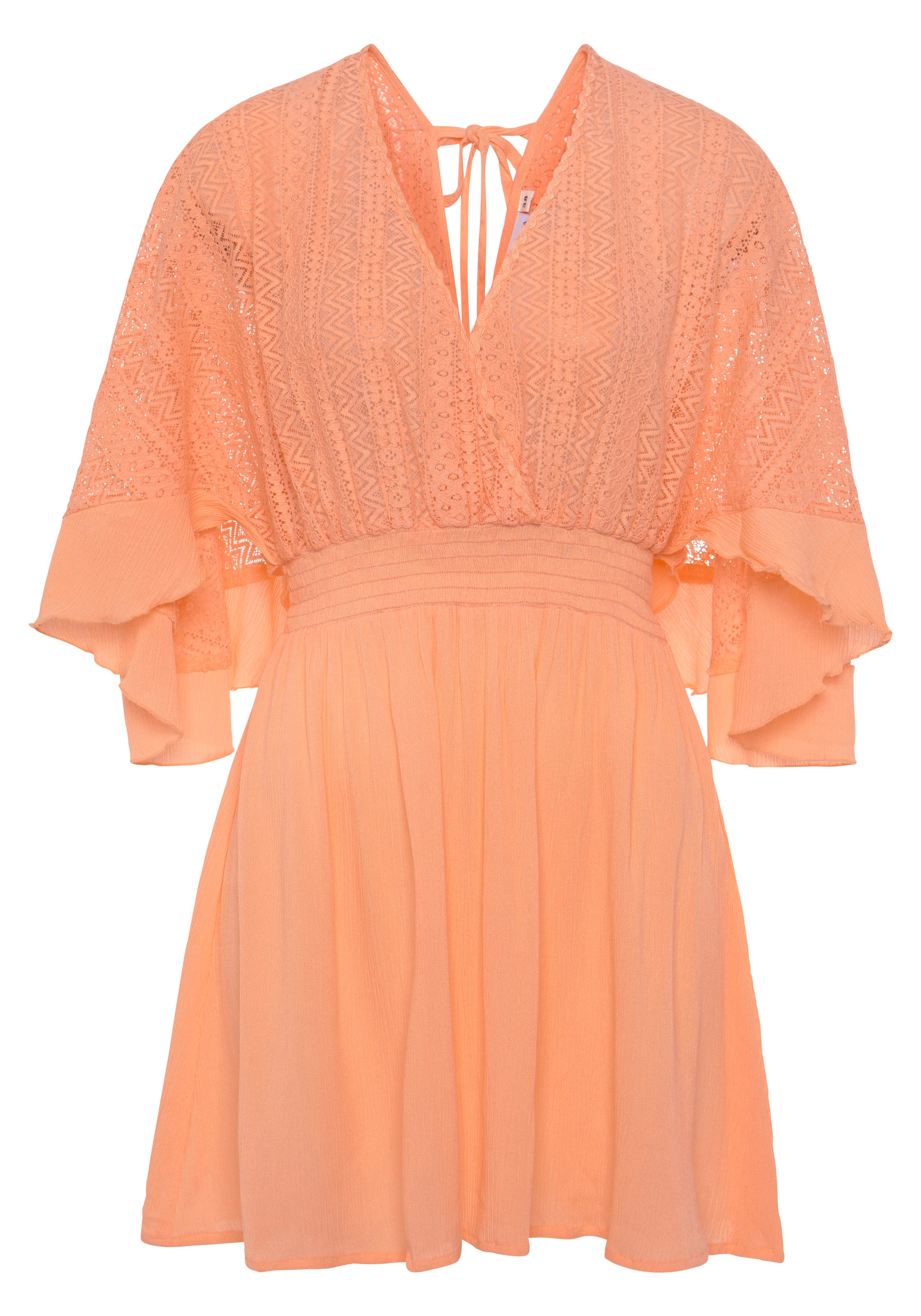 LASCANA Plážové šaty – oranžová: přední strana