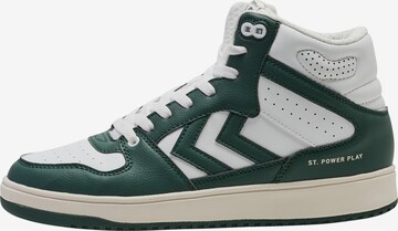 Hummel Sneakers hoog in Wit: voorkant