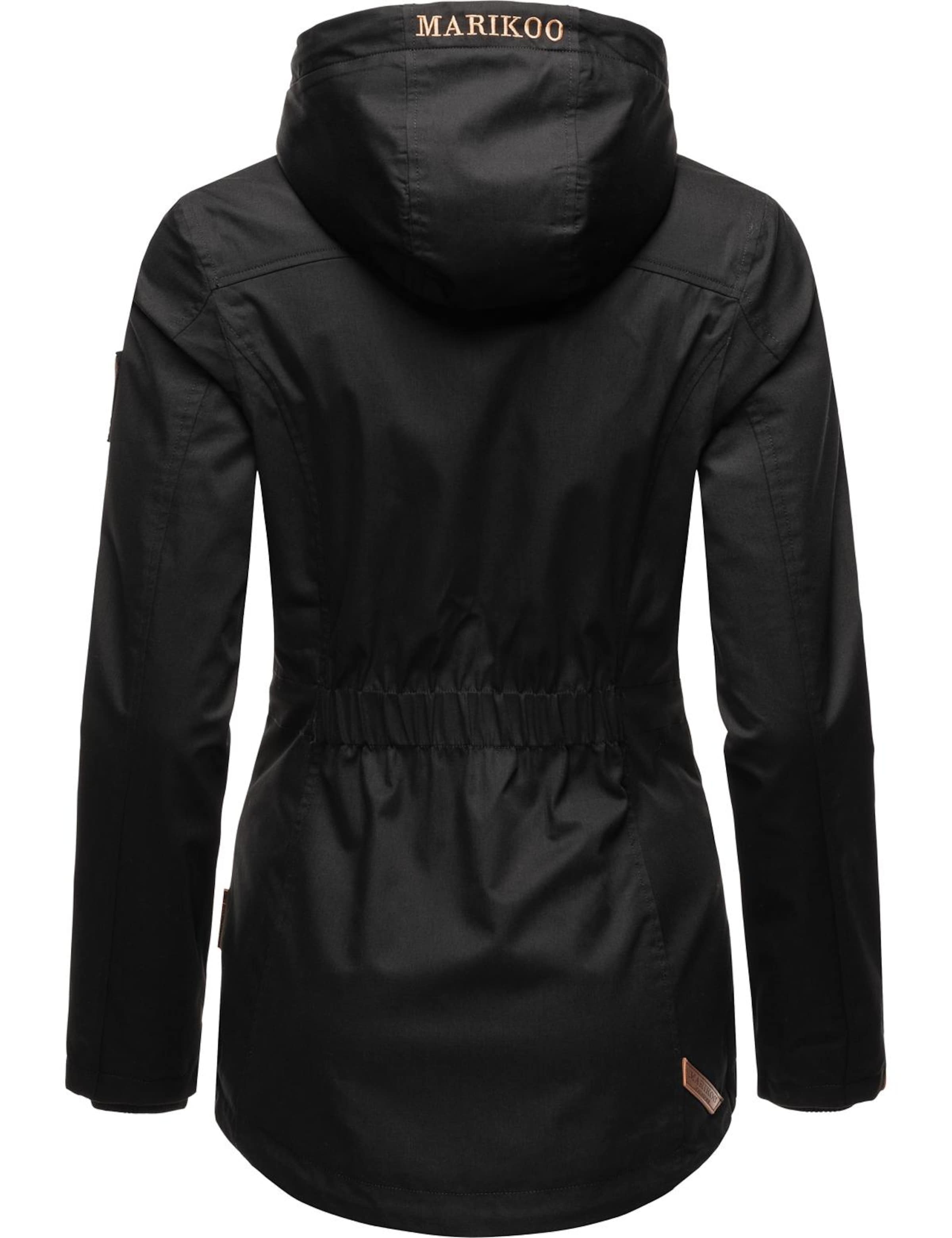 Veste mi-saison 'Babetaa' MARIKOO en noir