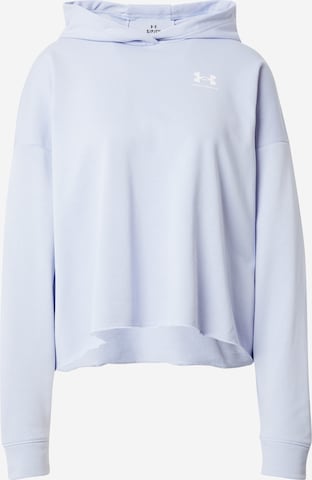 UNDER ARMOUR Sportief sweatshirt 'Rival' in Lila: voorkant