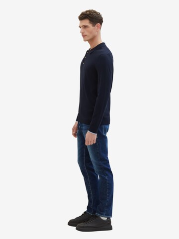 Coupe slim Jean 'Josh' TOM TAILOR en bleu