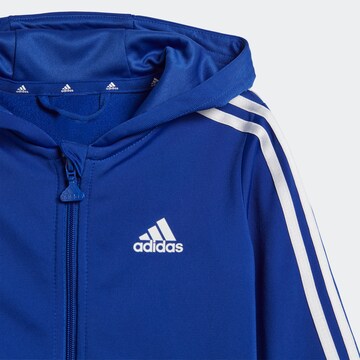 ADIDAS SPORTSWEAR Träningsdräkt 'Essentials Shiny' i blå