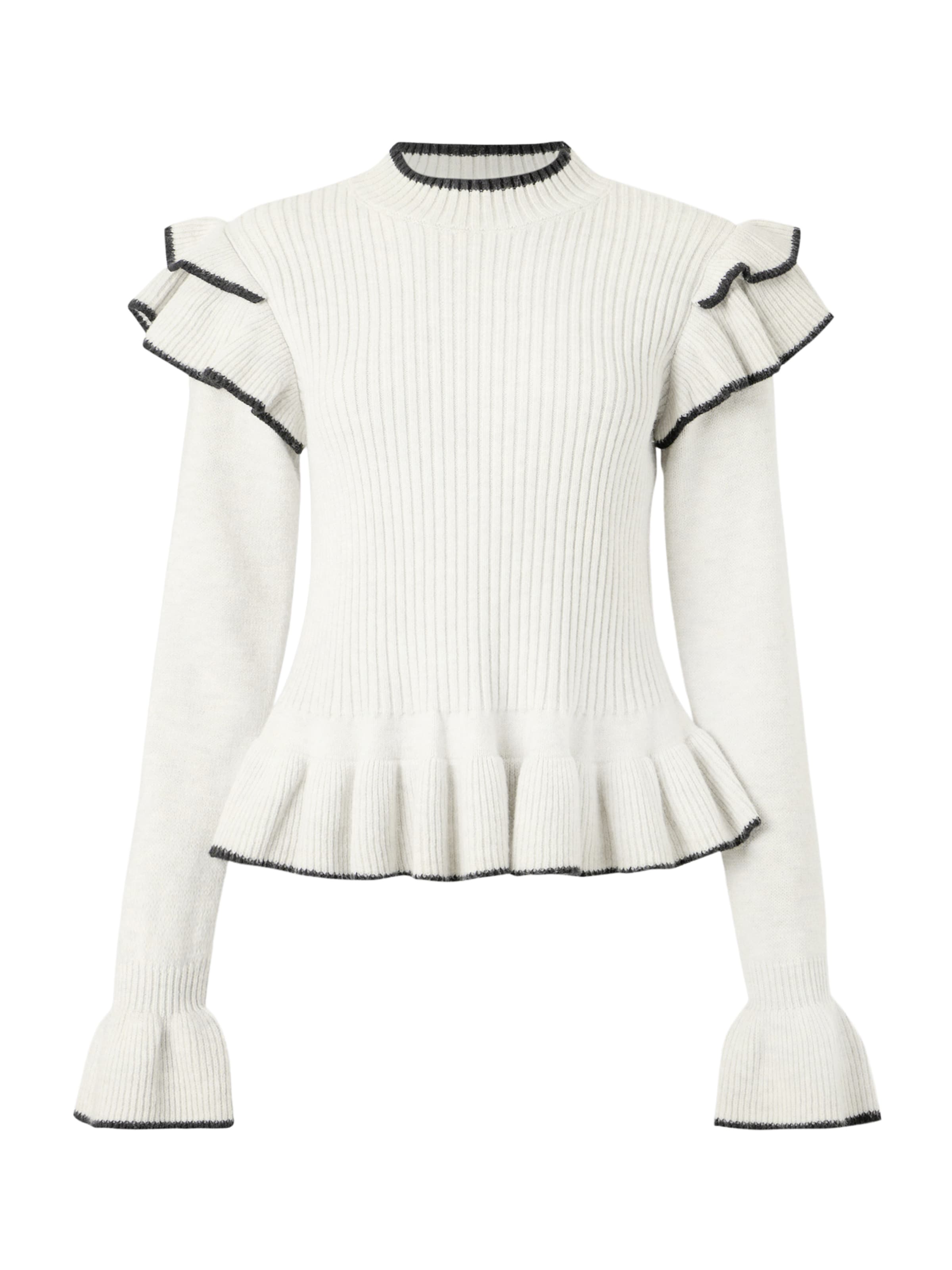 OBJECT Kampsun &#x27;OBJAKI&#x27;, värv valge: eest vaates