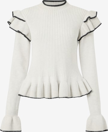 OBJECT Свитер 'OBJAKI' в Белый: спереди