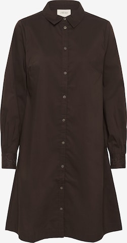 Robe Cream en marron : devant