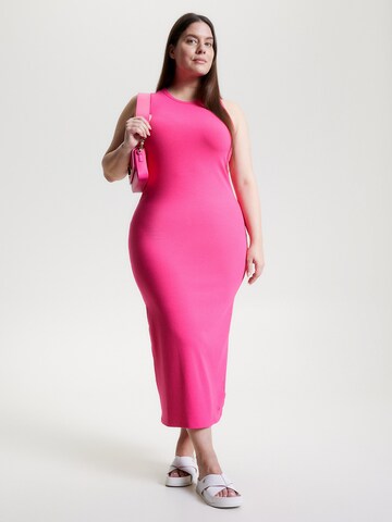 Tommy Hilfiger Curve Dress in Pink: front