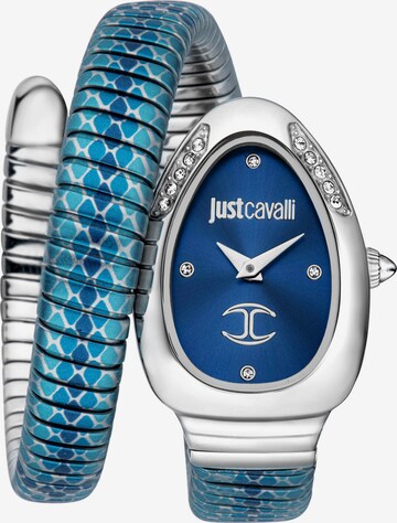 Just Cavalli Time Analoguhr in Silber: predná strana