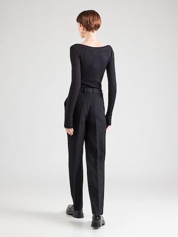 Regular Pantalon à plis & Other Stories en noir