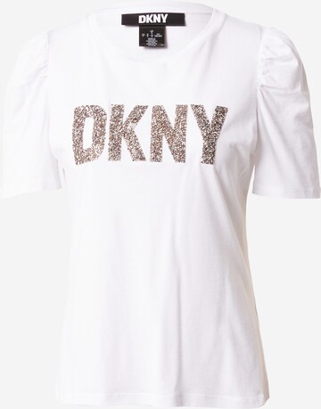 DKNY - Camisa em branco: frente