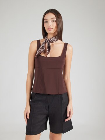 & Other Stories Top in Brown: front