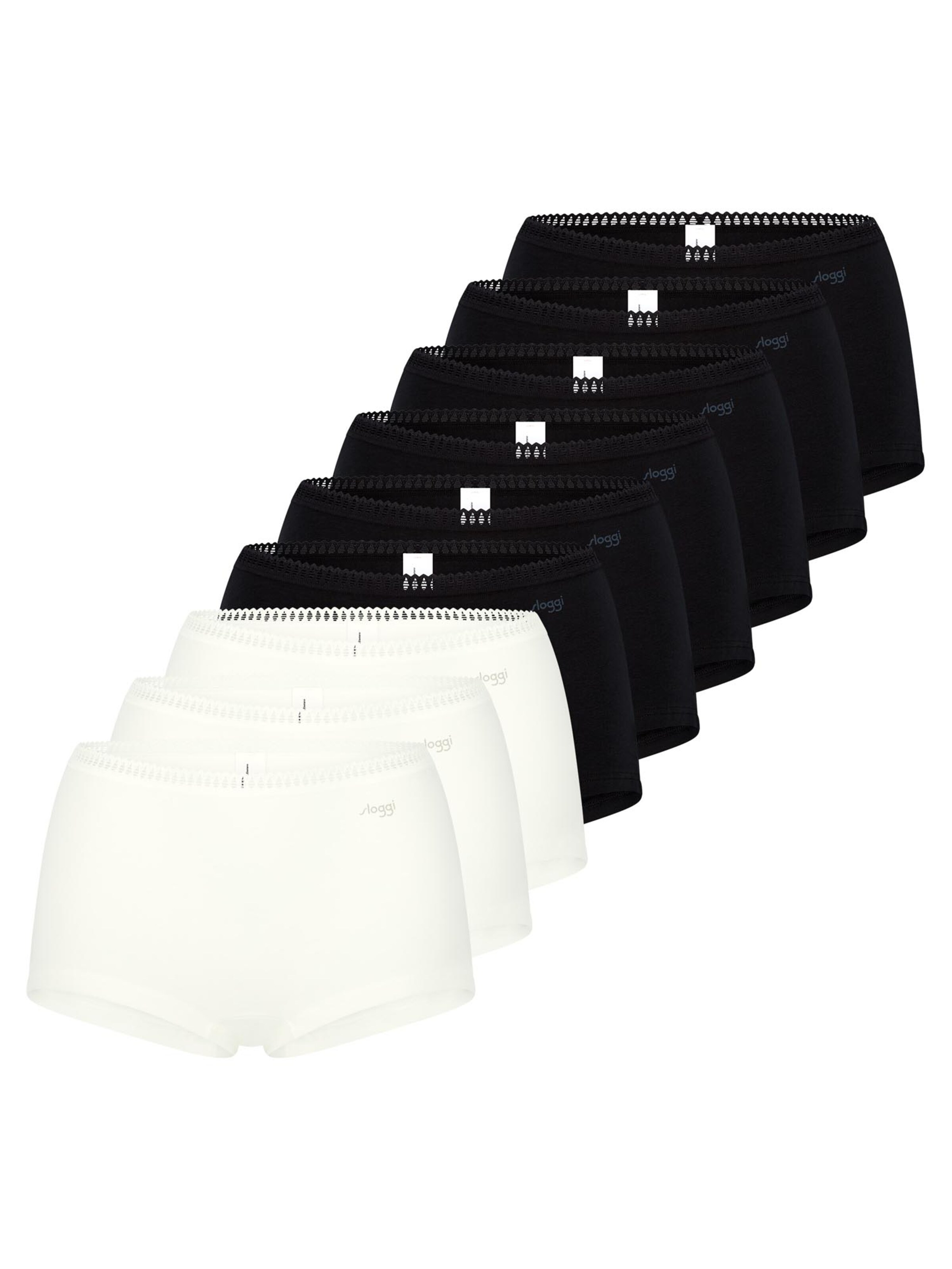 SLOGGI Panty 'GO Crush'‌‌‌‌‌‌‌‌‌‌ in Schwarz: Vorderseite