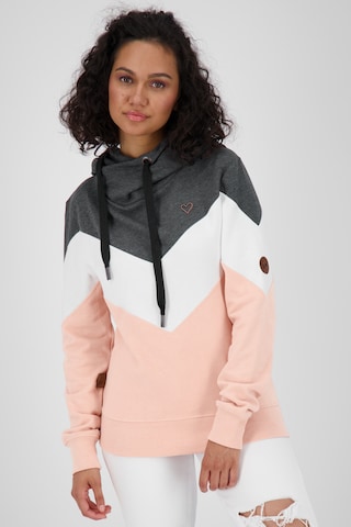 Alife and Kickin Sweatshirt 'Stella' i rosa: forside