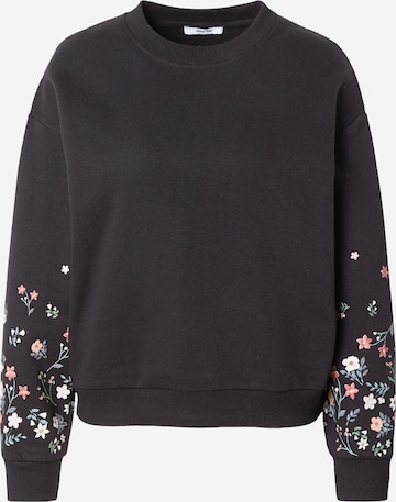 ABOUT YOUSweater majica 'Gitta' - crna boja: prednji dio