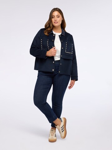 Fiorella Rubino Wintermantel in Blauw