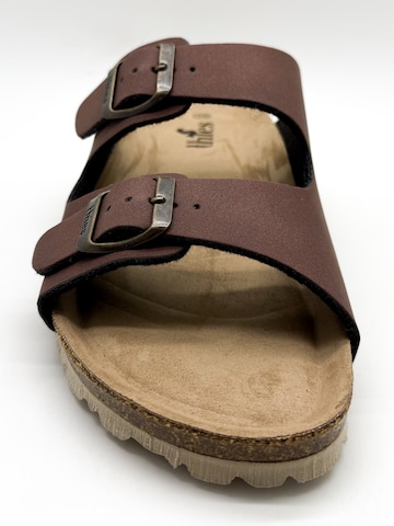 thies Pantolette 'Eco Bio Sandal' in Braun