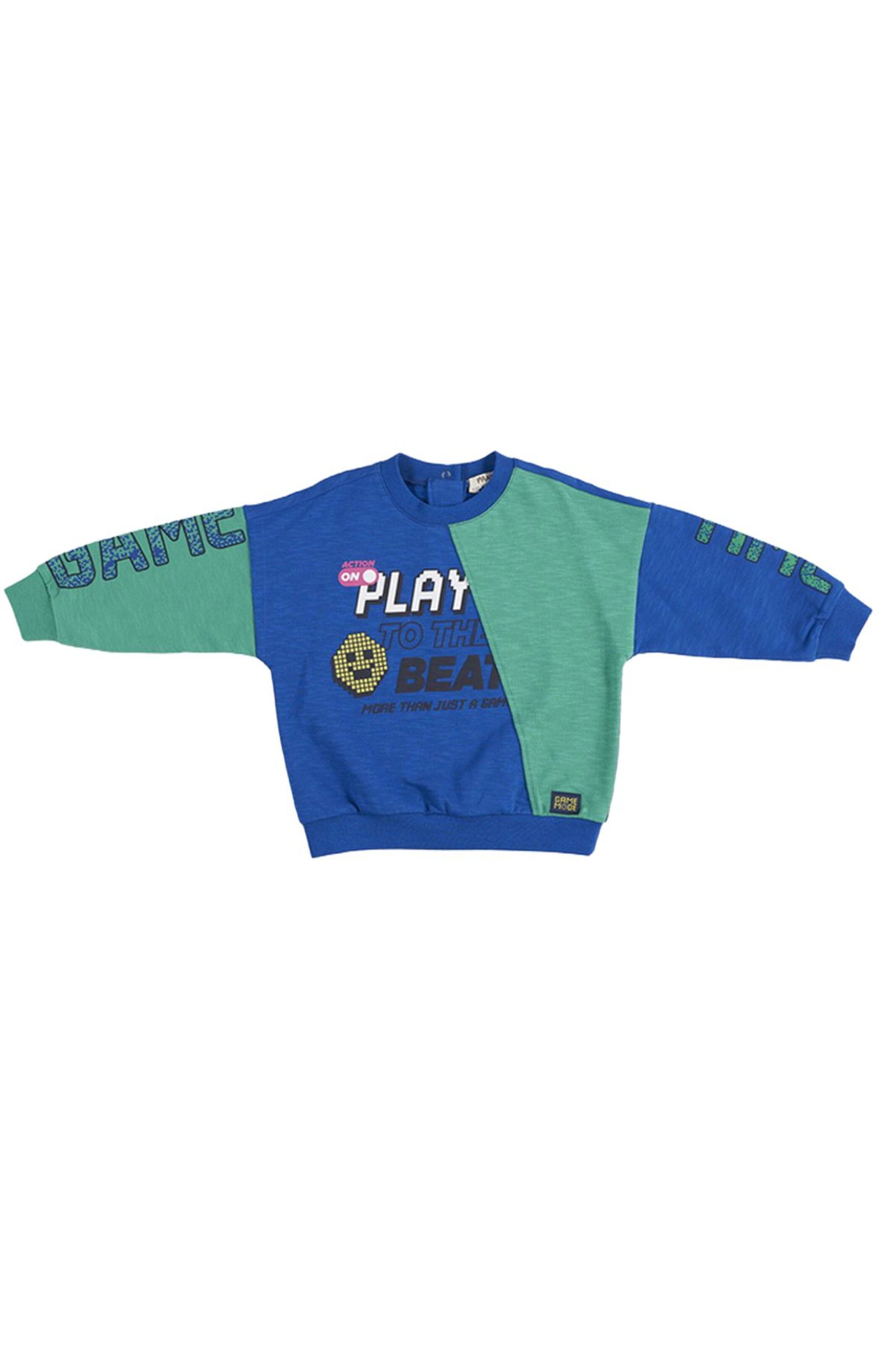 Panço Sweatshirt in Blue: front