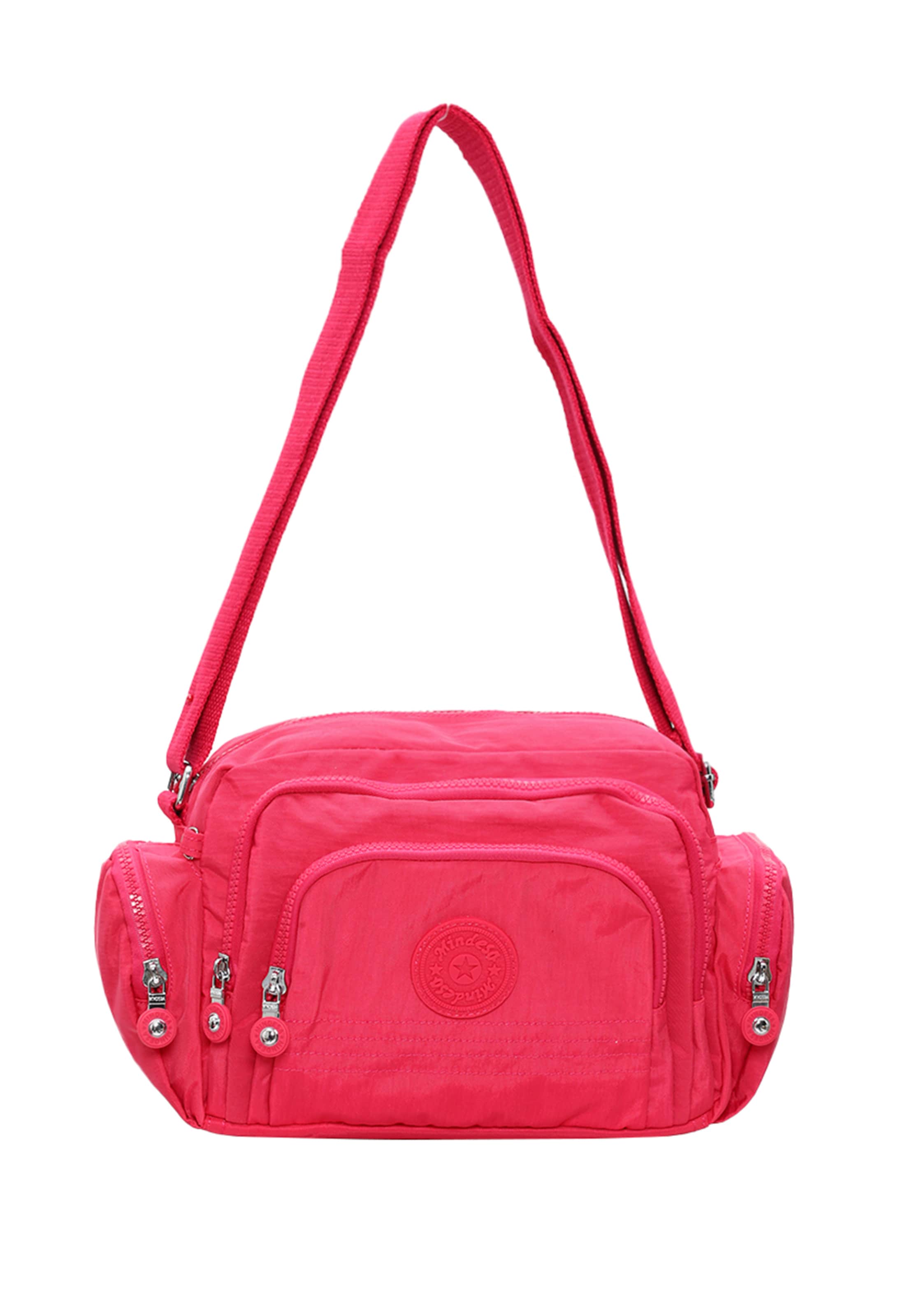 Mindesa - Mala de ombro em rosa: frente