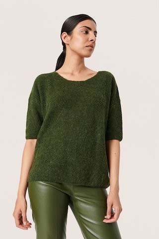 Pull-over 'Tuesday' SOAKED IN LUXURY en vert : devant