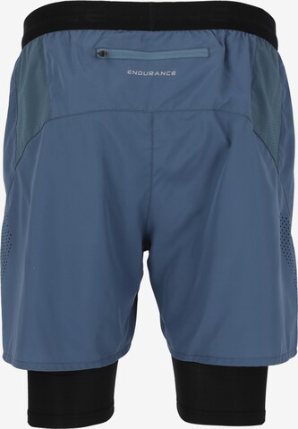ENDURANCE Regular Workout Pants 'Airy' in Blue