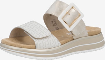 REMONTE Mules in Gold: front