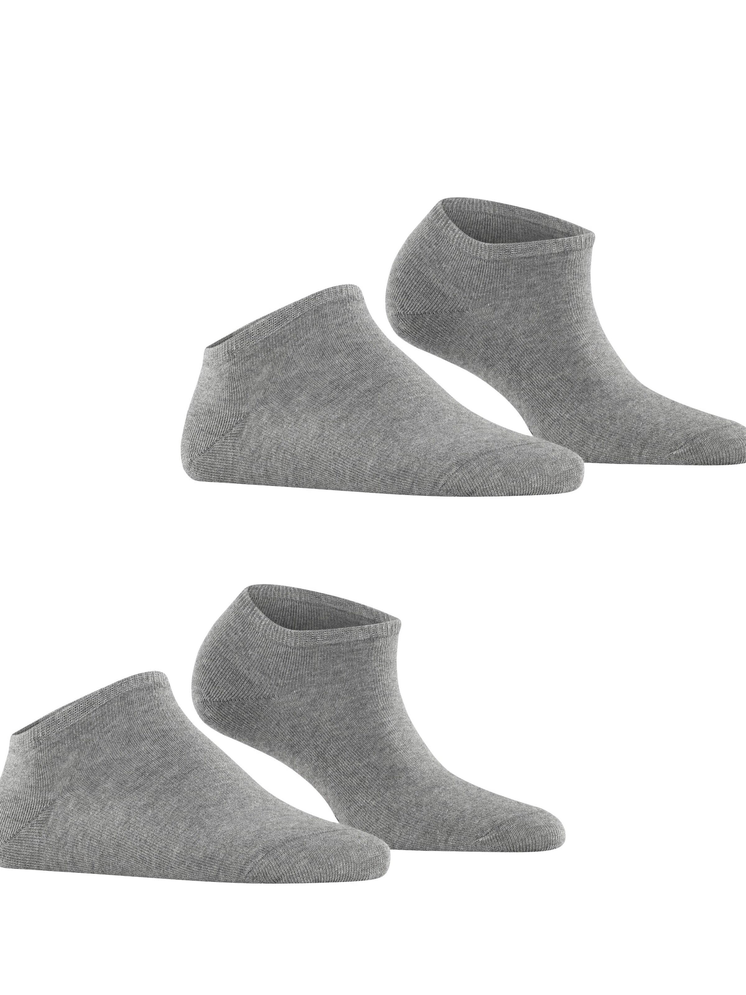 ESPRIT Socken 'Uni 2-Pack'‌‌‌‌‌‌‌ in Grau: Vorderseite