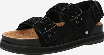 Sandales 'ANNI' SCOTCH & SODA en noir : devant