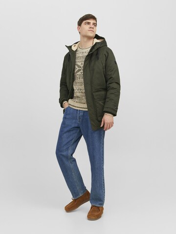 JACK & JONES Winter parka 'JJEClip' in Green