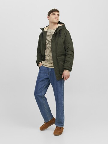 JACK & JONES Parka 'Clip' in Grün