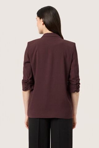 SOAKED IN LUXURY Blazer 'Shirley' in Braun
