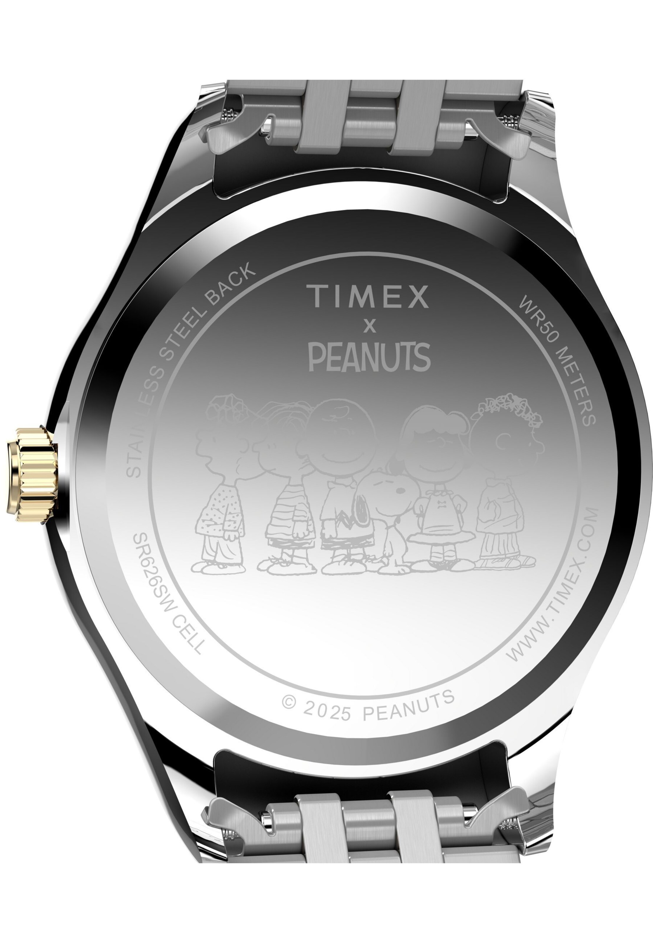 TIMEX Analoog horloge 'Timex Legacy x Peanuts - In Bloom' in Zilver