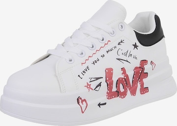 Ital-Design Sneakers in White: front