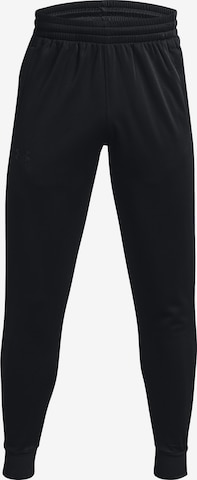 Tapered Pantaloni sportivi di UNDER ARMOUR in nero: frontale