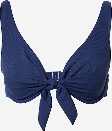 TRIUMPH Triangle Bikini Top 'Summer Glow' in Blue: front