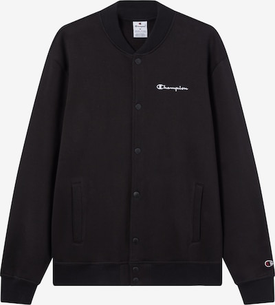 Demisezoninė striukė iš Champion Authentic Athletic Apparel, spalva – juoda / balta, Prekių apžvalga