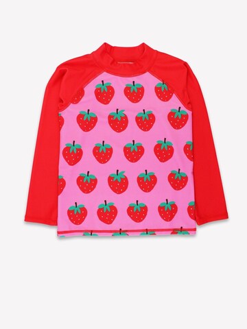 Toby Tiger Athletic Swimwear 'Erdbeer-Druck' in Pink: front