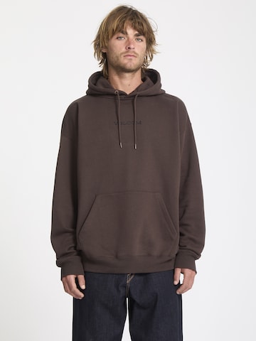 Volcom Sweatshirt 'STONE' in Brown: front