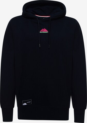 Superdry Athletic Sweatshirt in Black: front