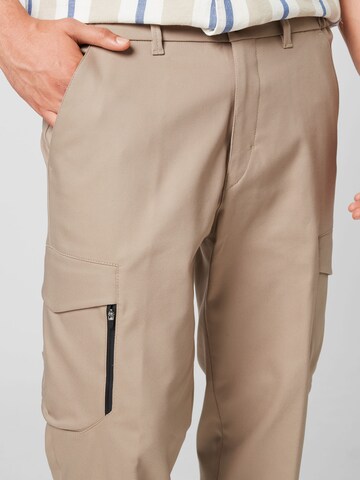 DRYKORN Regular Cargo trousers 'TEVO' in Brown