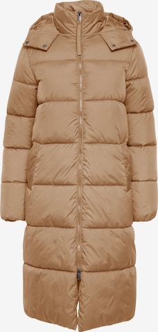 Oxmo Winter Coat in Brown: front