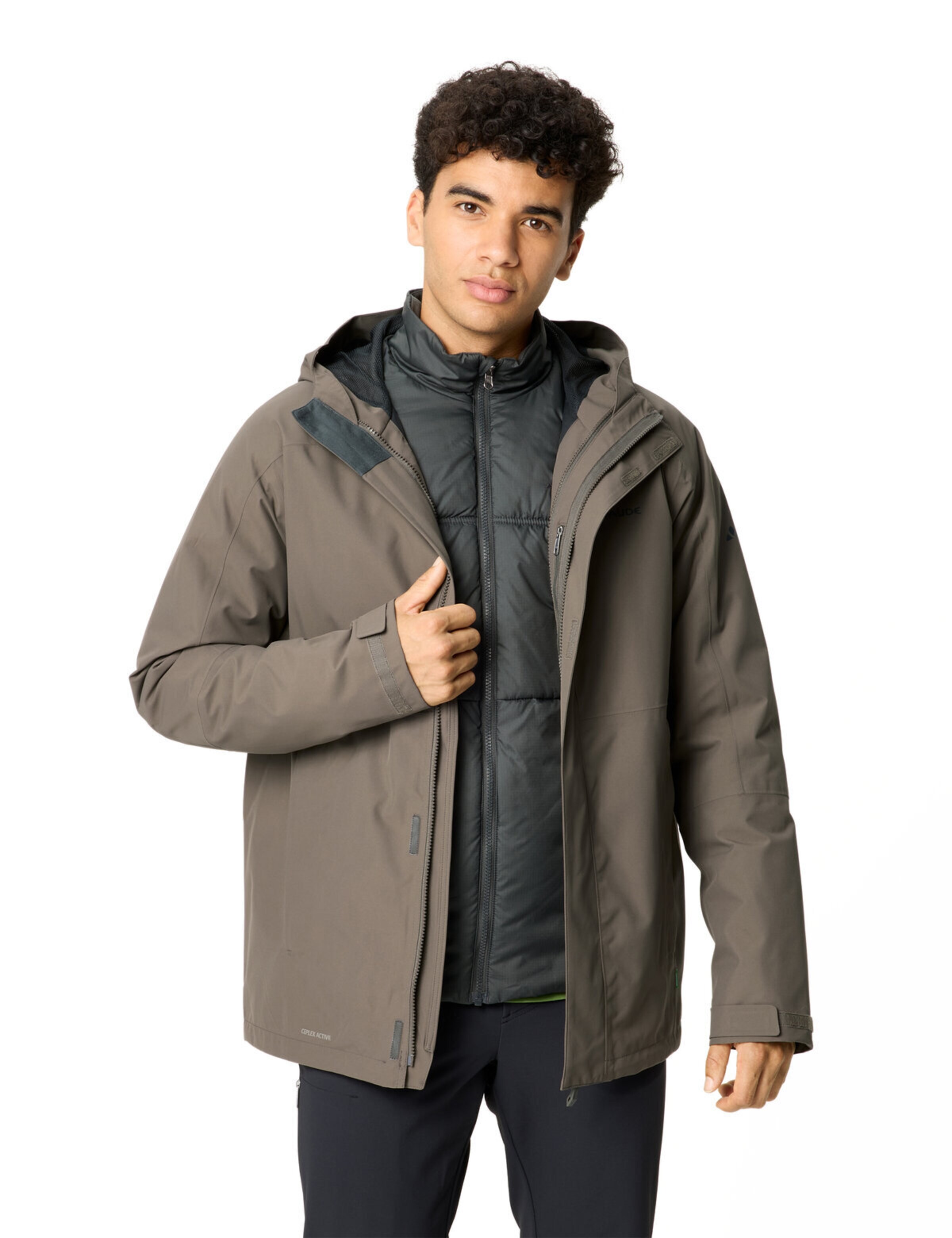 VAUDE Outdoorjas 'Neyland' in Bruin