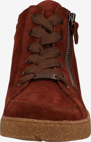 Bottines à lacets 'Rom' ARA en marron