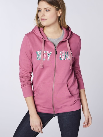 Oklahoma Jeans Sweatjacke in Pink