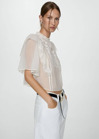 MANGO Blouse 'Valerie' in White: front
