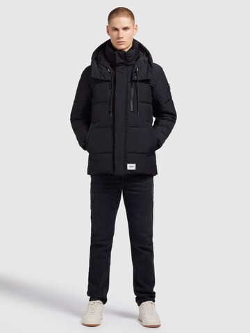 khujo Winter Jacket 'Kirc' in Black