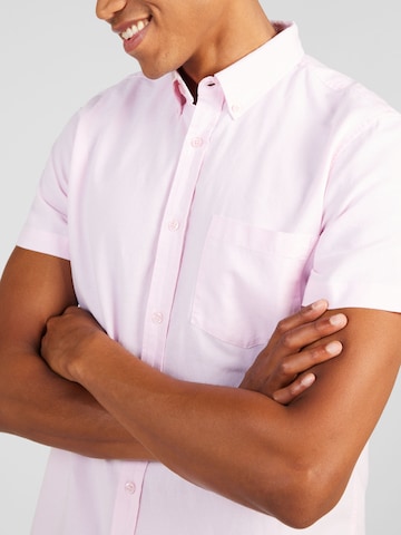 BURTON MENSWEAR LONDON Regular fit Overhemd in Roze